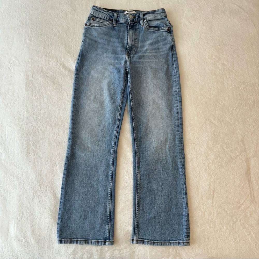 RE/DONE Mid Rise Stretch Jeans